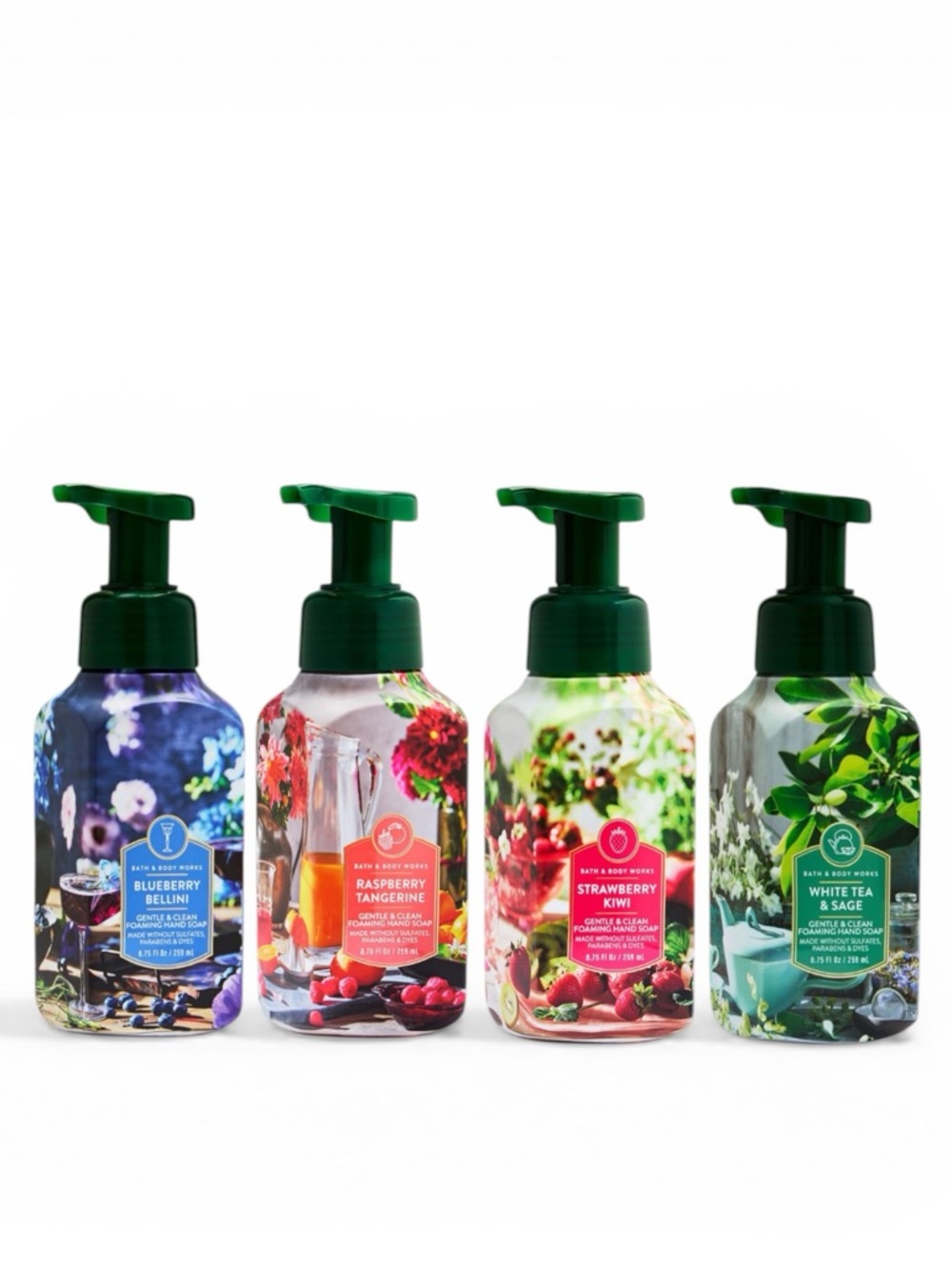 4X Bath & Body Works Foaming Hand Soap 8.75 fl oz Collection Set Bundle NEW